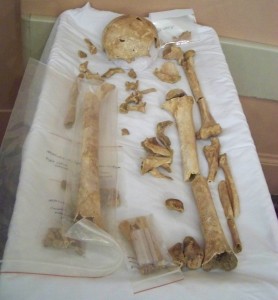 The remains of Joseph Bridger.