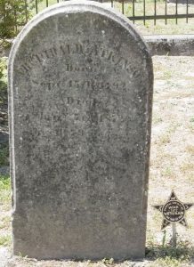 The grave of Archibald Atkinson.