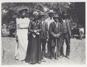 African Americans dressed their best for a Juneteenth Celebration.